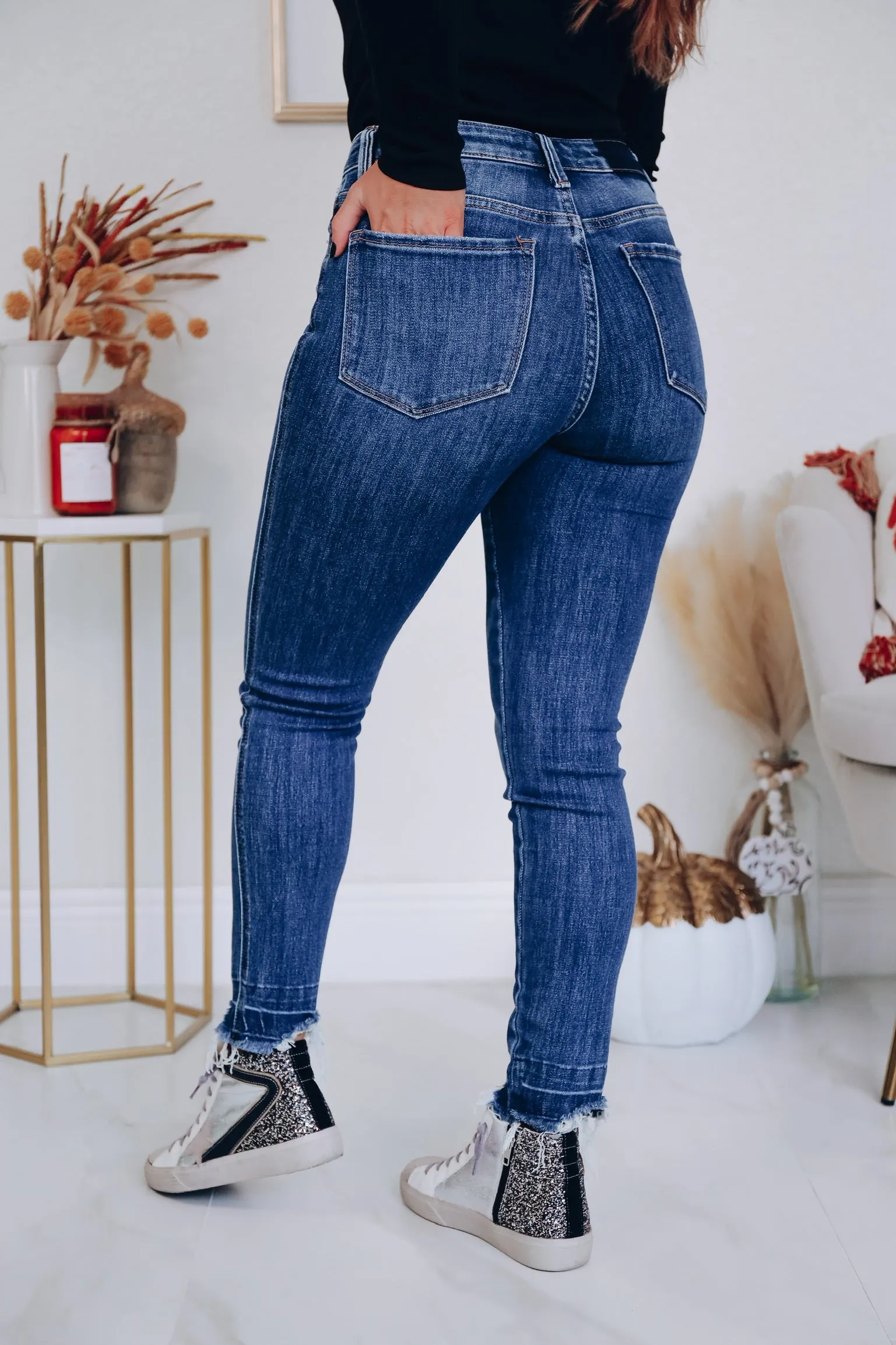 Payden Frayed Hem Skinny Jeans