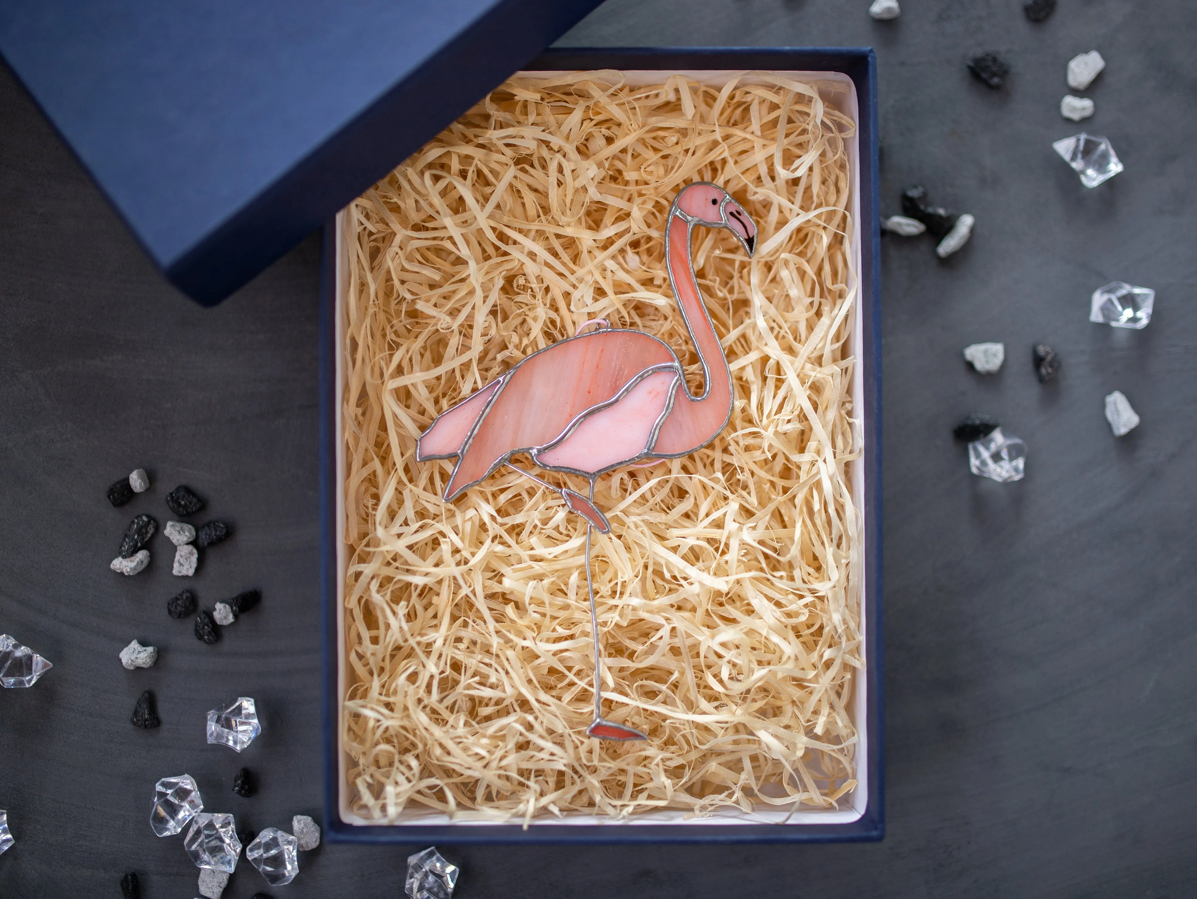 Pink Flamingo Suncatcher