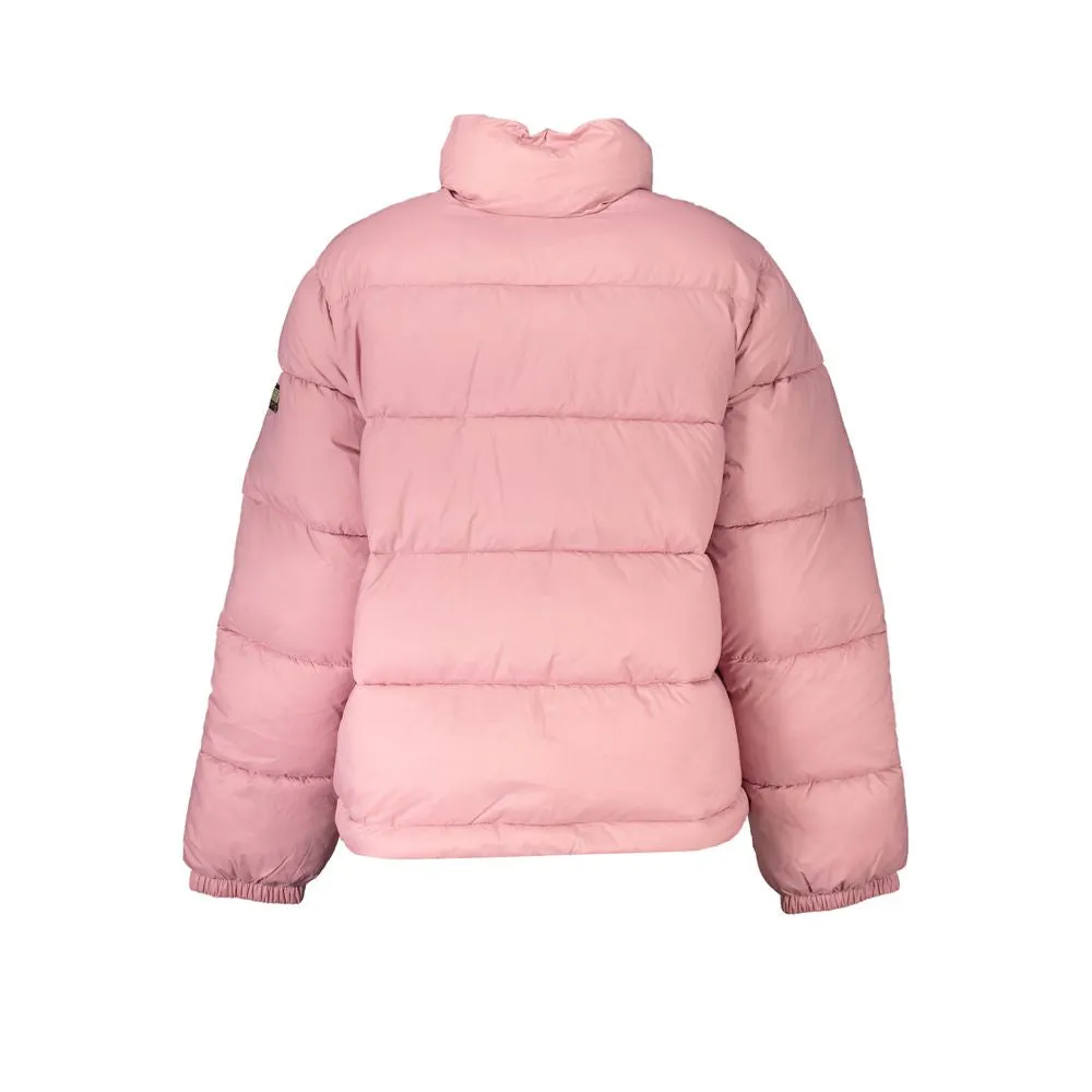 Pink Polyamide Women Jacket