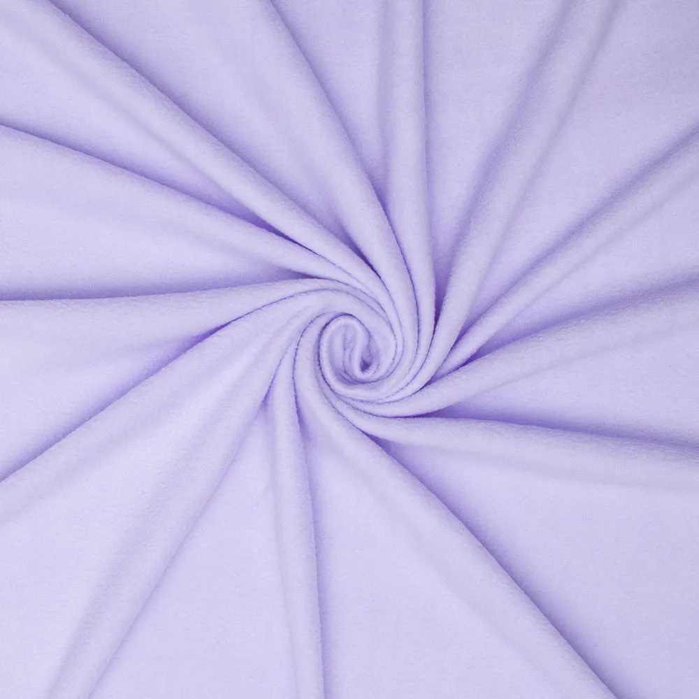Plain Polar Fleece Lilac  140cm