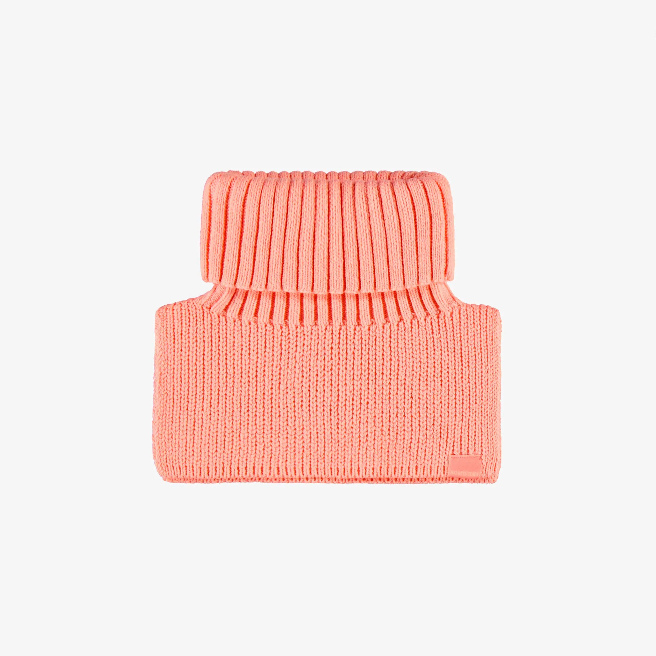 Plastron rose en tricot, bébé || Pink knitted plastron, baby