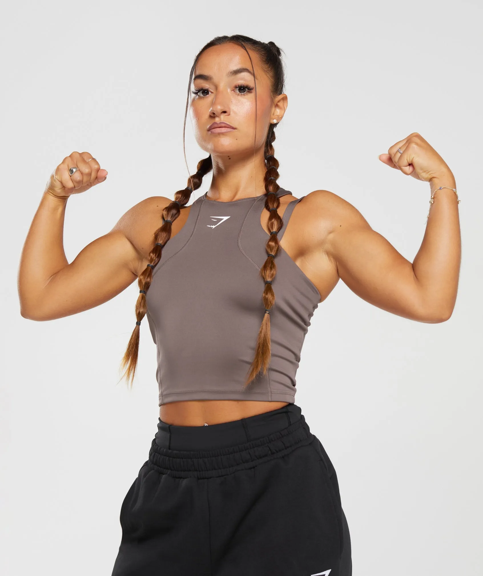 Power Midi Tank - Walnut Mauve
