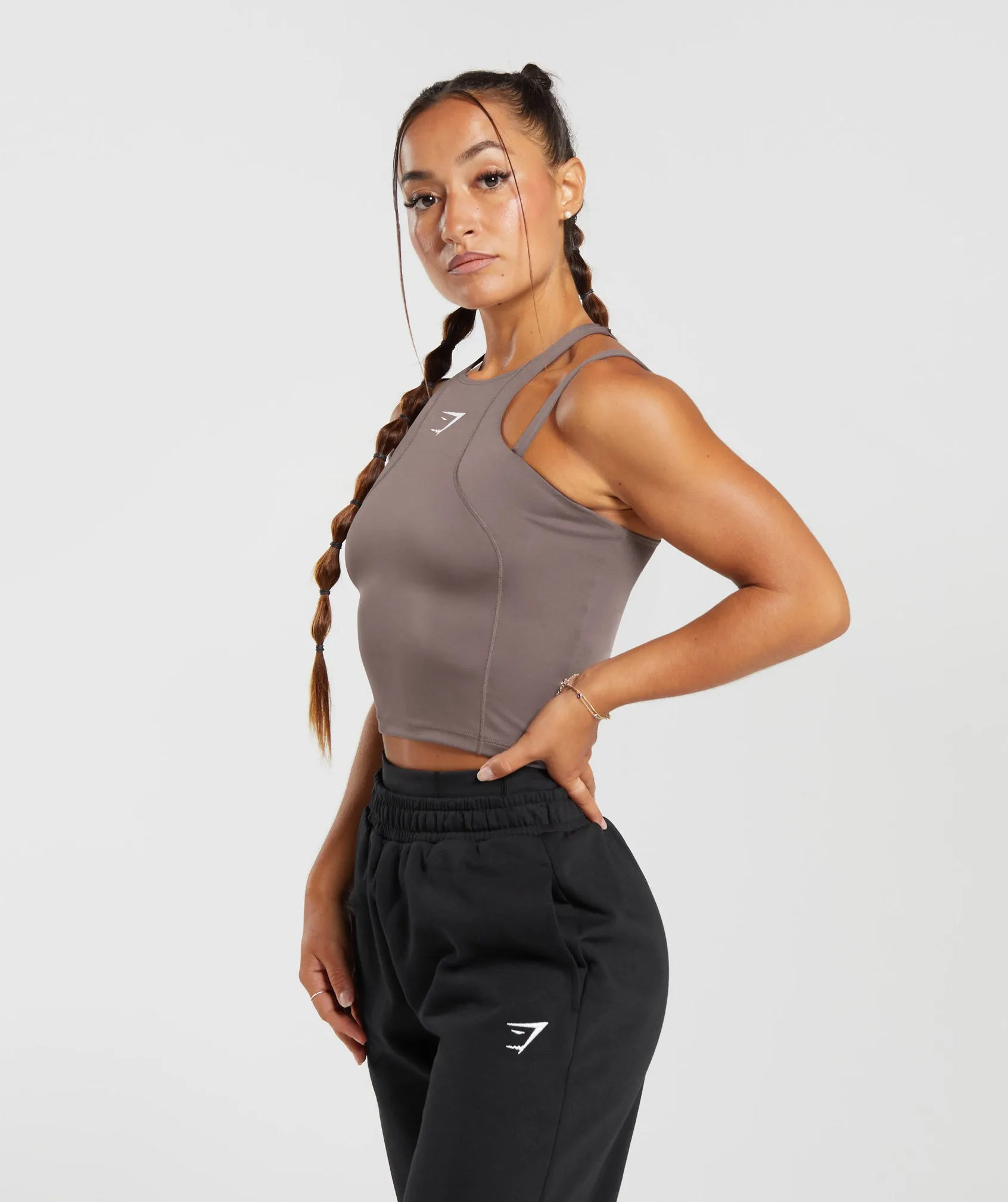 Power Midi Tank - Walnut Mauve