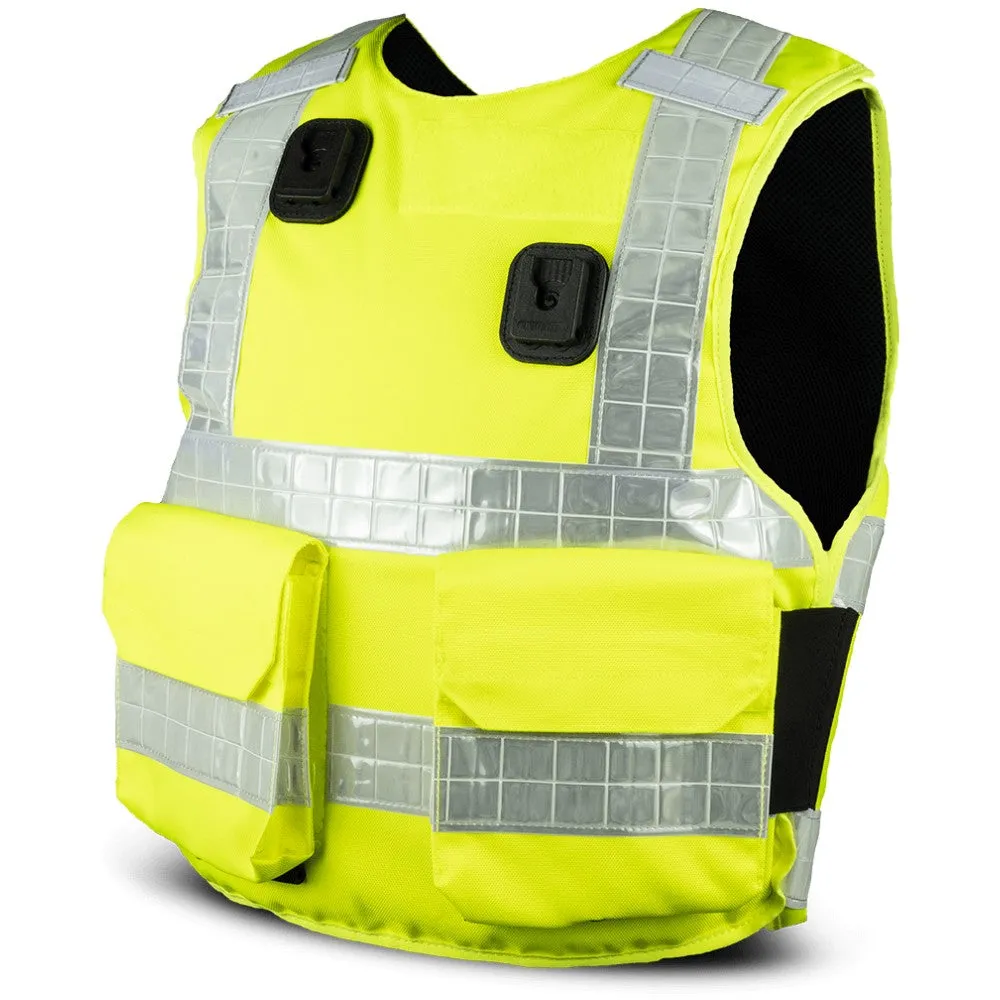 PPSS Overt Stab Resistant Vest (Cover Panel) Hi Viz Yellow