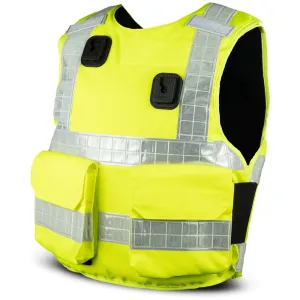 PPSS Overt Stab Resistant Vest (Cover Panel) Hi Viz Yellow