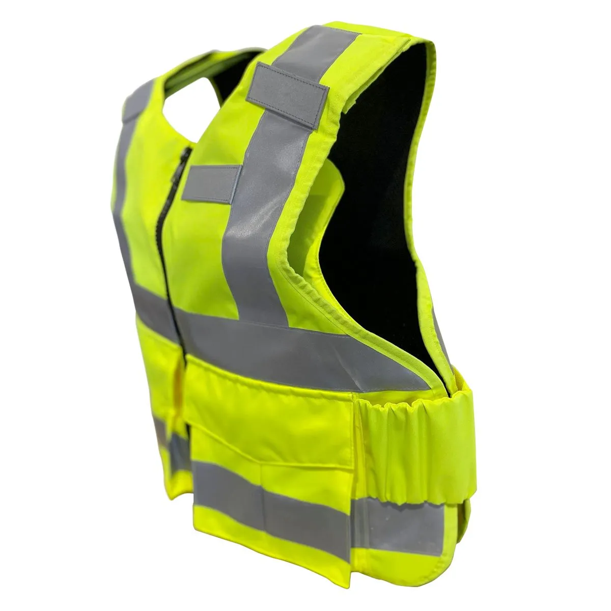 PPSS Overt Stab Resistant Vest Hi Viz Yellow VTS Custom Design Vest