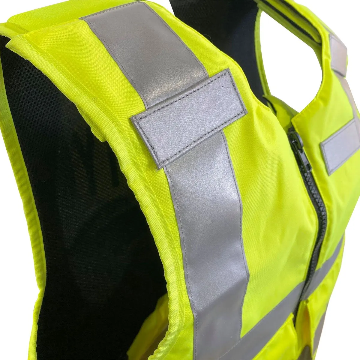 PPSS Overt Stab Resistant Vest Hi Viz Yellow VTS Custom Design Vest
