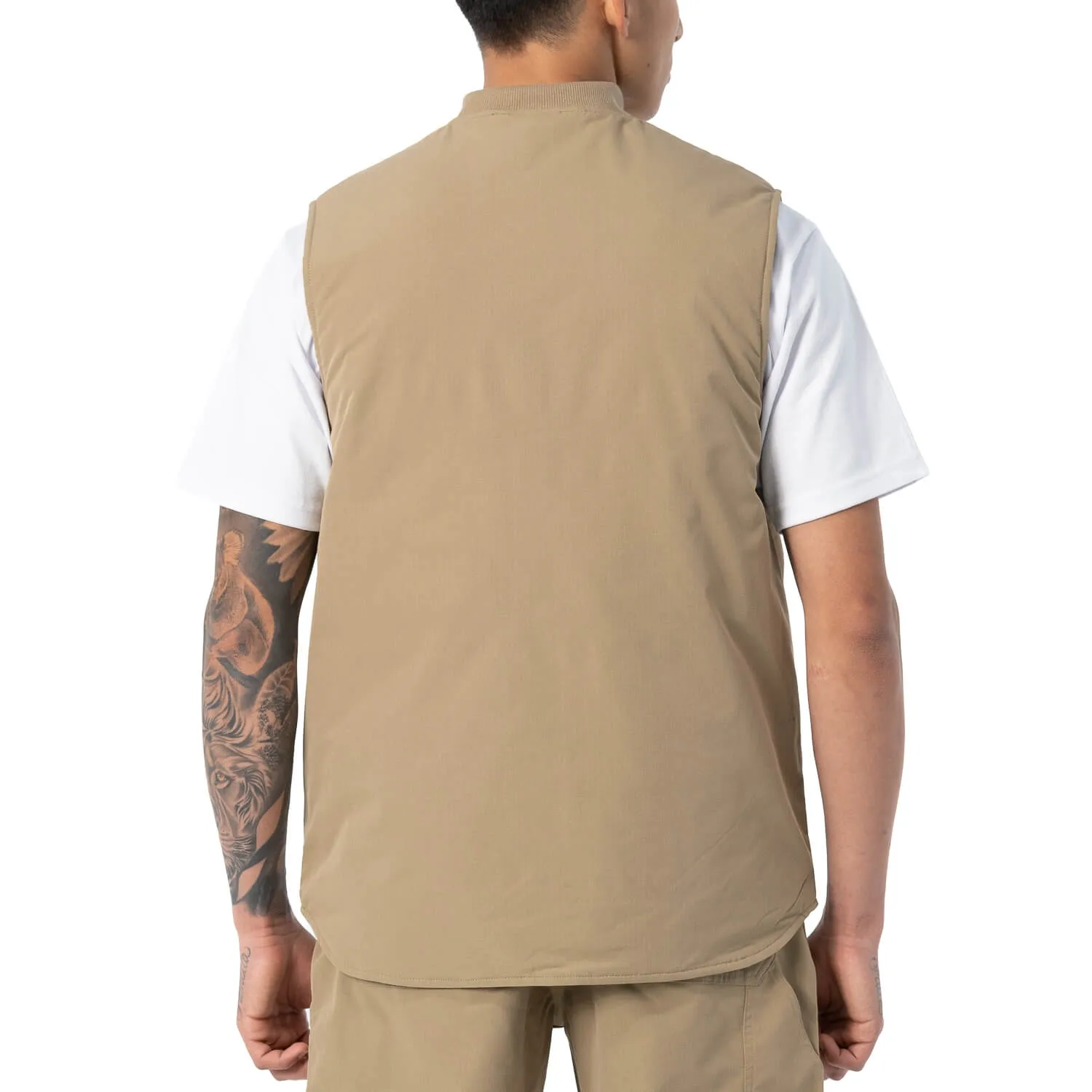 Pro Club Men's Heavyweight Work Vest - Khaki