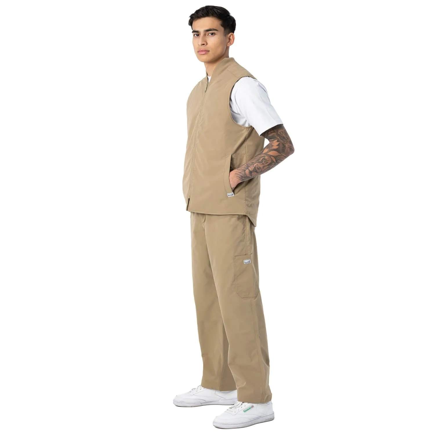 Pro Club Men's Heavyweight Work Vest - Khaki