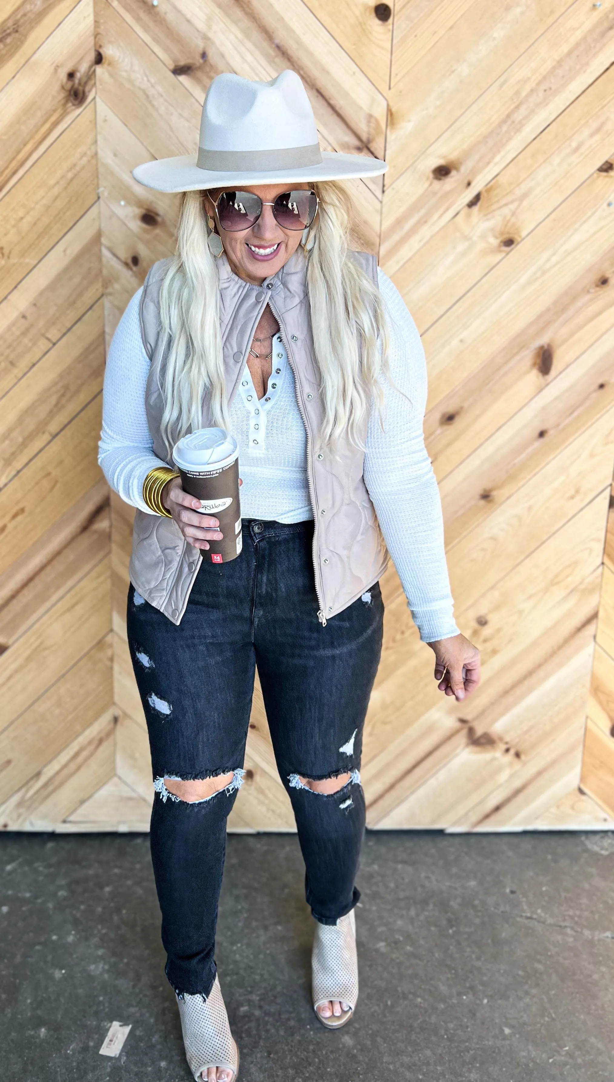 Quilted Vest By Staccato