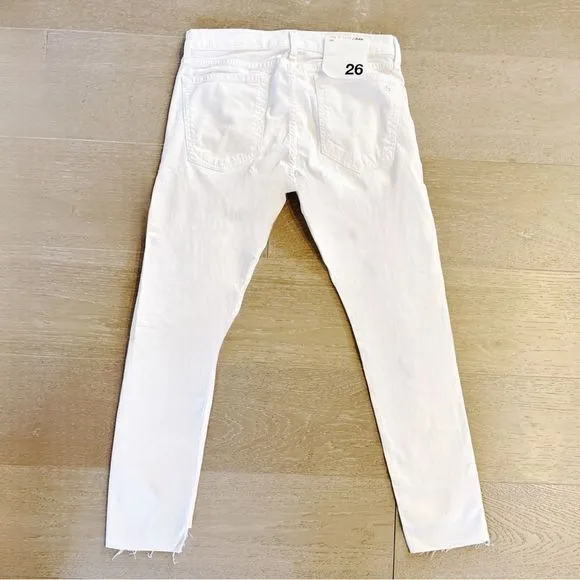 Rag &amp; Bone Dre Capri in White