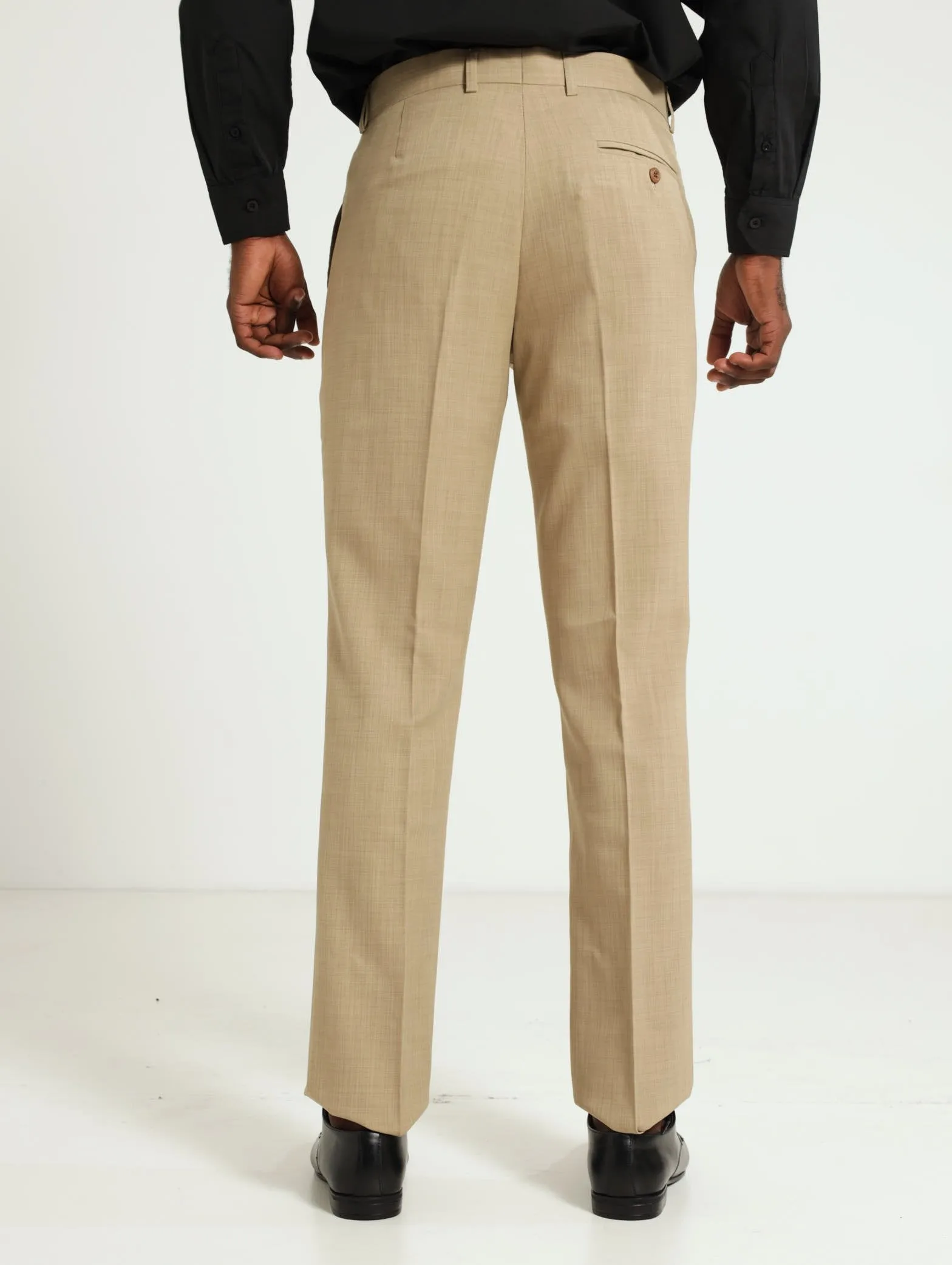Regualar Essential Suit Trouser - Tan