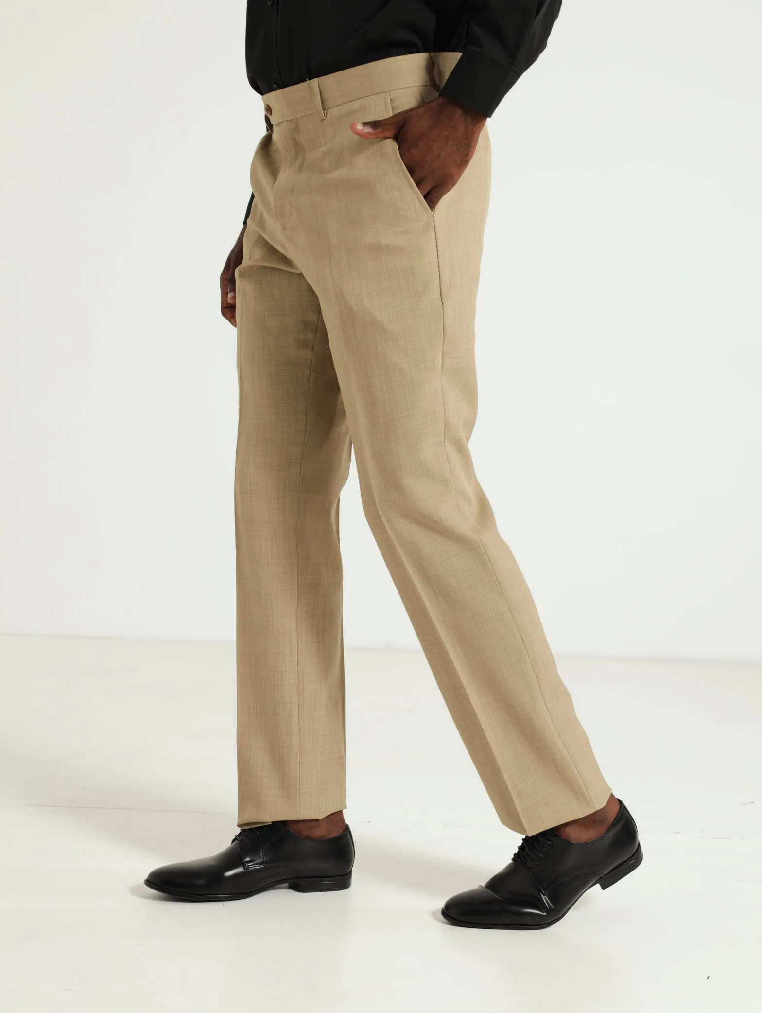 Regualar Essential Suit Trouser - Tan