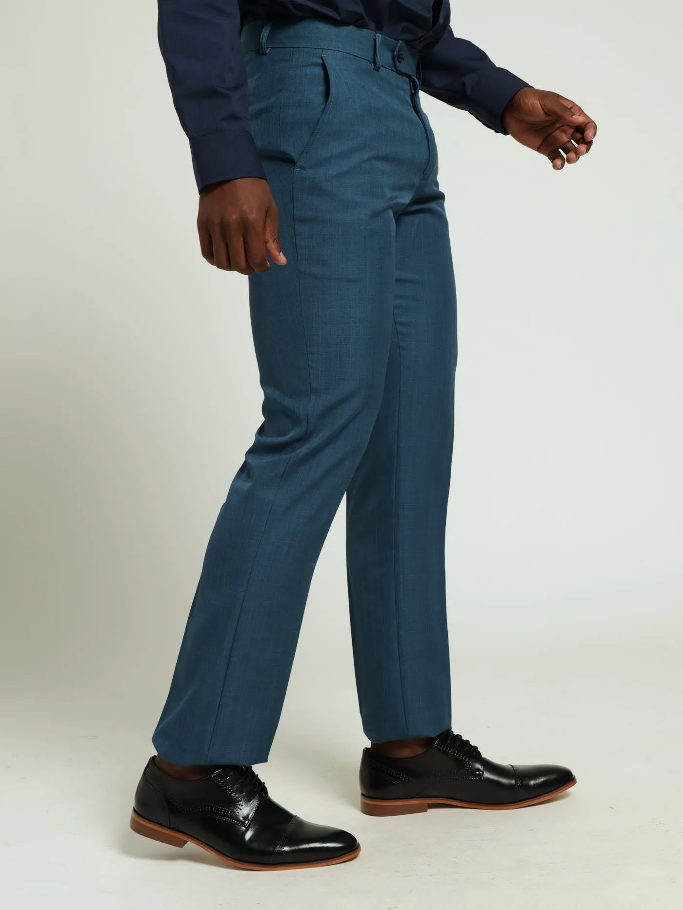 Regular Essential Suit Trouser - Teal
