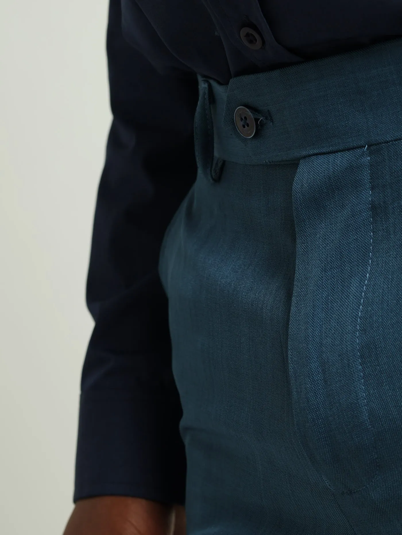 Regular Essential Suit Trouser - Teal