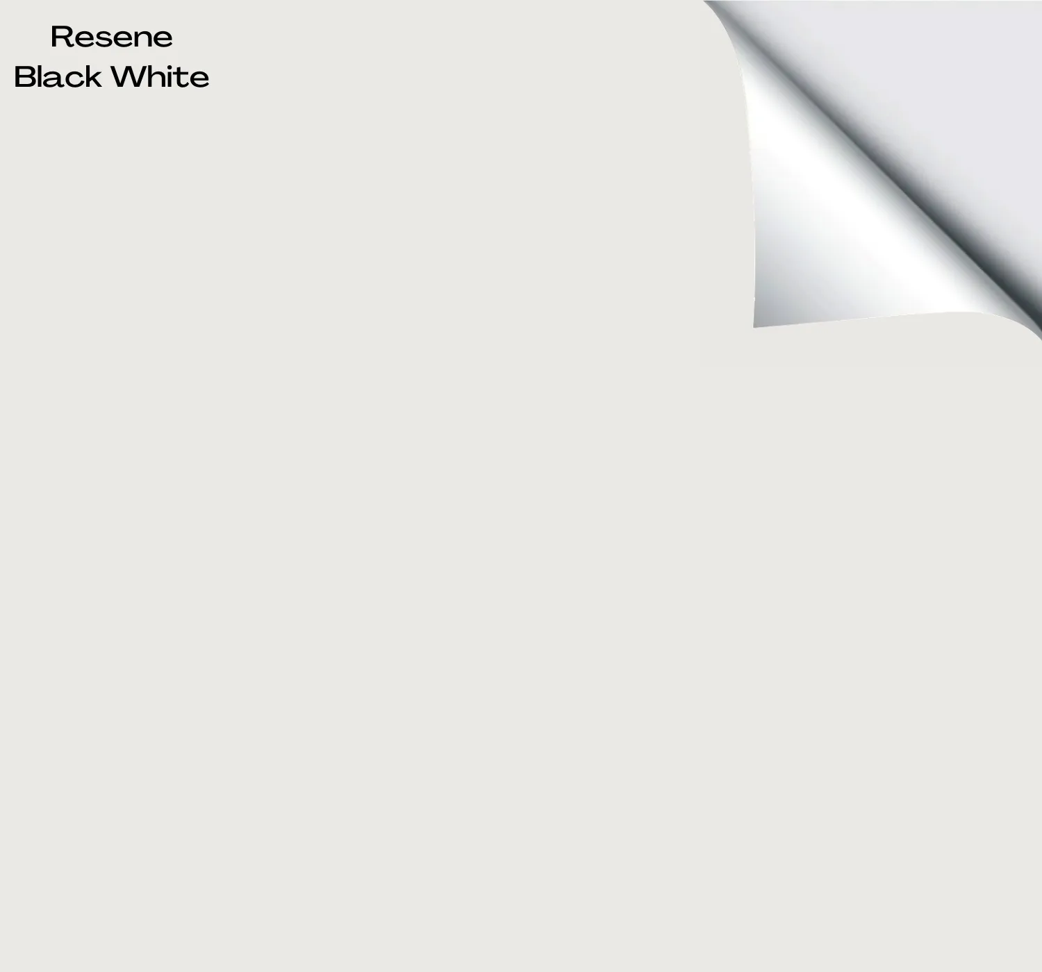Resene Black White