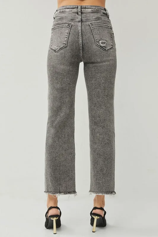 RISEN Dollie High Rise Straight Jeans