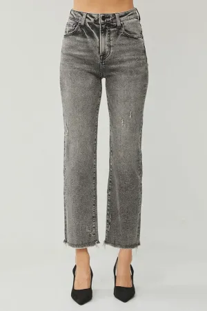 RISEN Dollie High Rise Straight Jeans