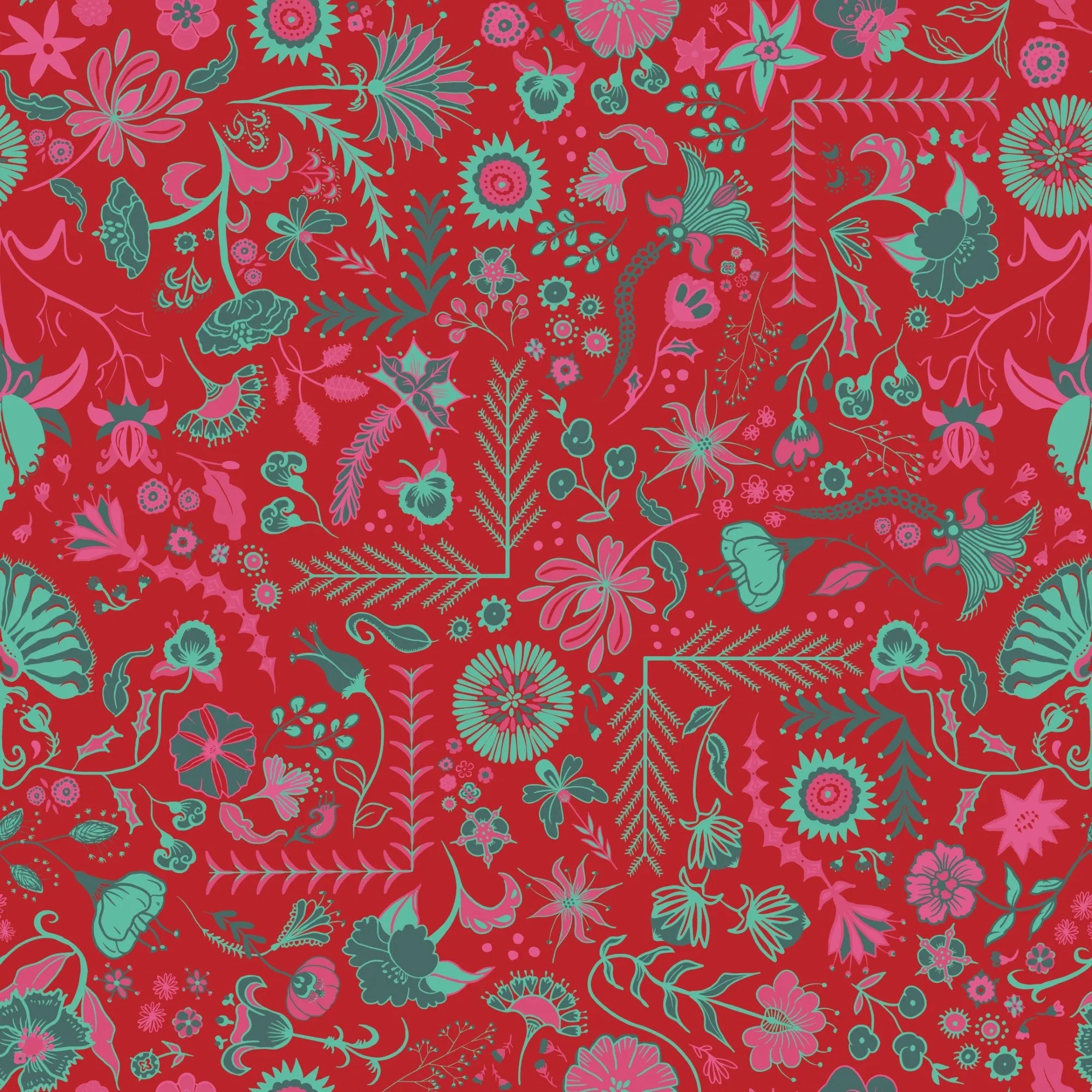 Robe in Festive Floral
