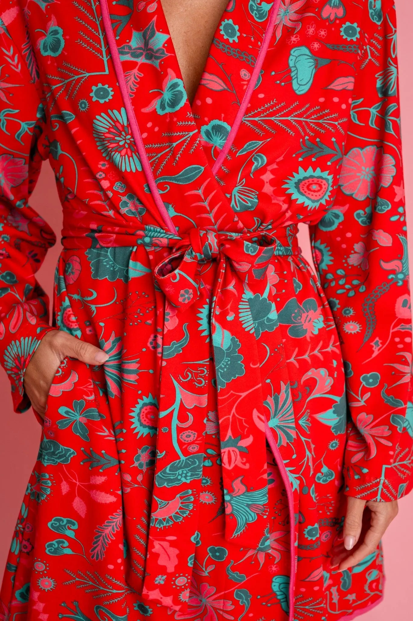 Robe in Festive Floral
