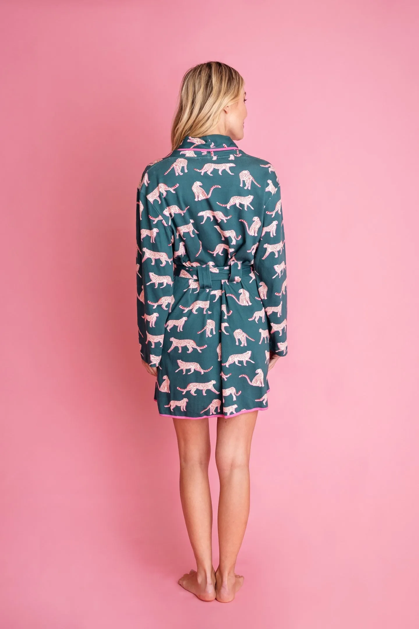 Robe in Sugarplum Cheetah