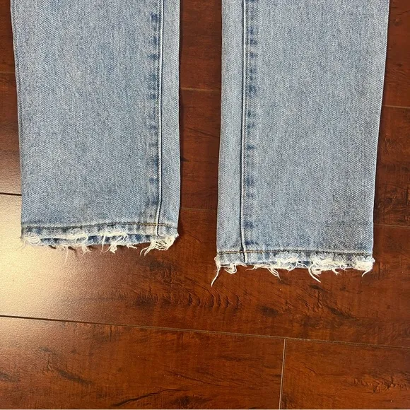 ROLLA’S Denim Classic Straight In 90s Blue High Rise Regular Fit Jeans Size 24
