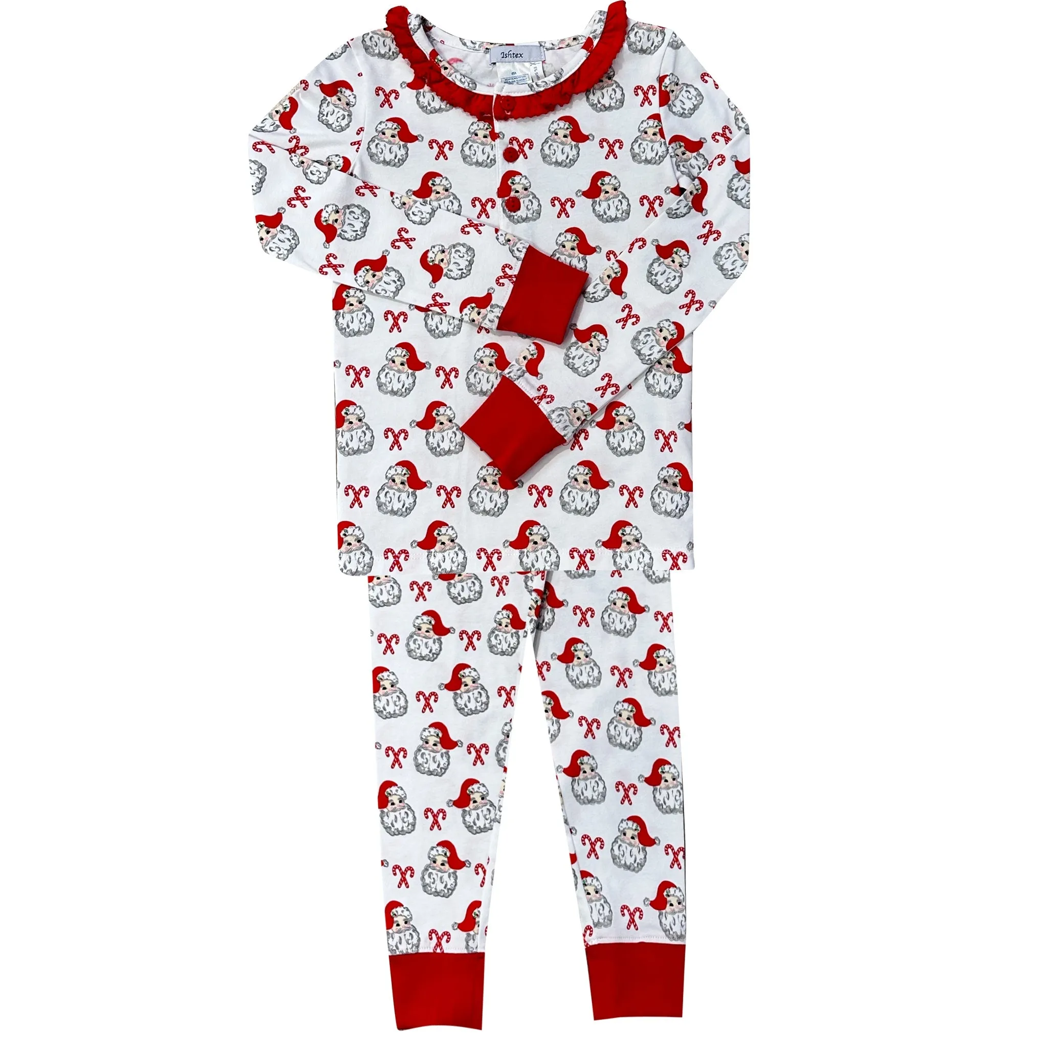 Santa Girl's Pajama Set