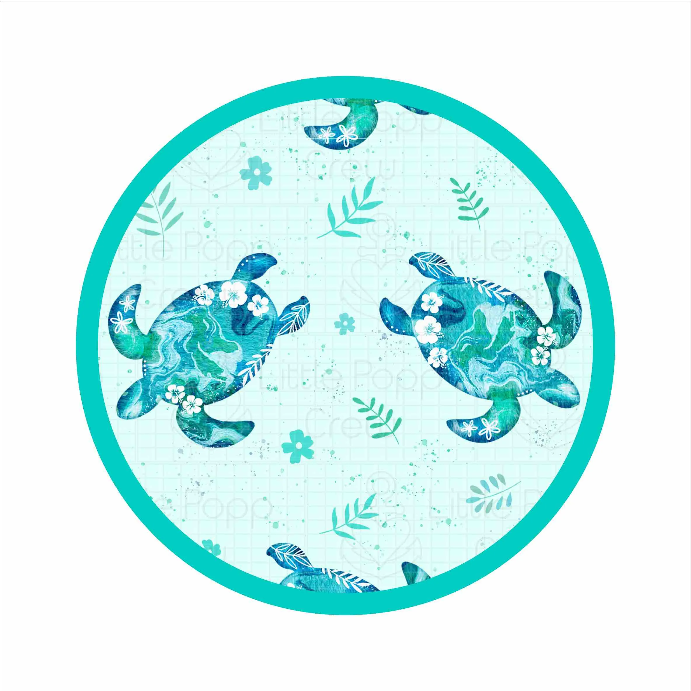 Sea of Turtles | Two-Piece Bamboo Long Sleeve Toddler & Kids Pajamas