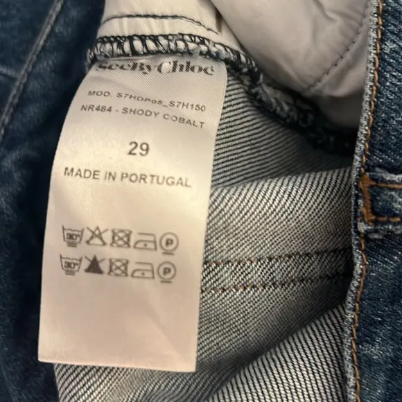 See by Chloe women’s frayed hem jeans size 29