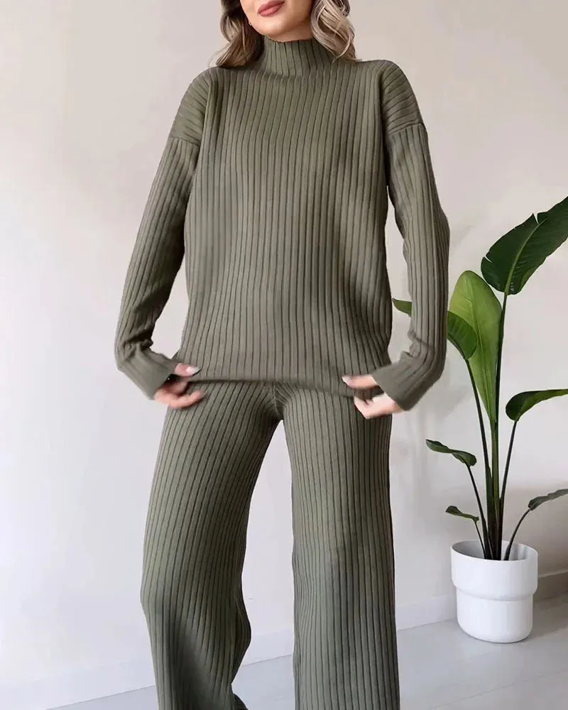 Sienna – Chic Slit Relaxed two-piece set