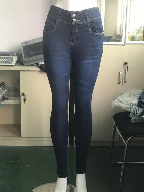 Skinny Jeans Woman High Waist Plus Size Streetwear Blue Ladies Denim Pants Women Sexy Push Up Vintage Tight Freddy Fringe Jeans