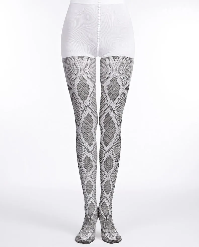Snake Print Tights
