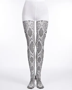 Snake Print Tights