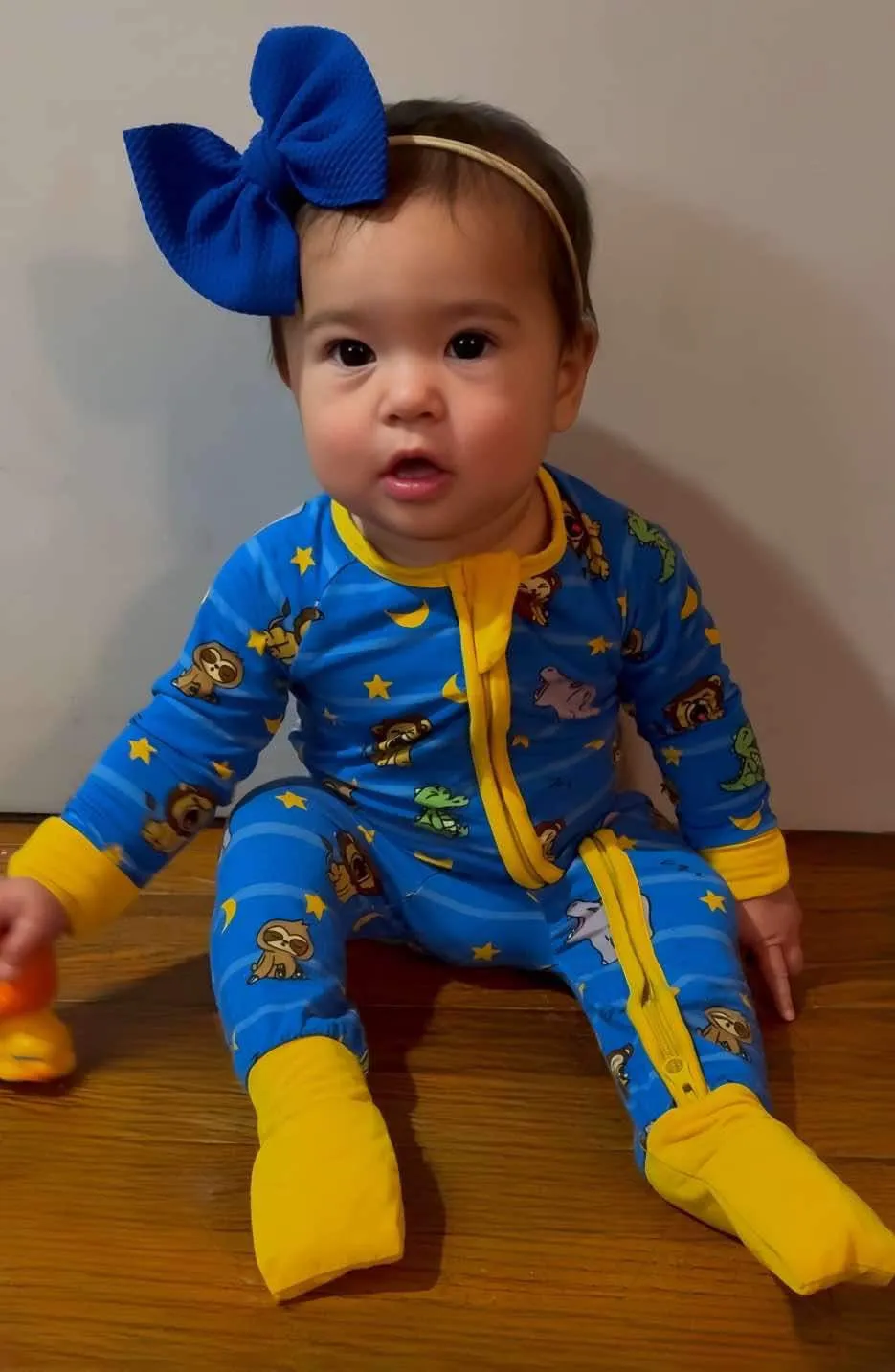 Snoozin' Zoo Convertible Romper Pajamas