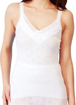 Snowdrop French Neck Thermal Vest