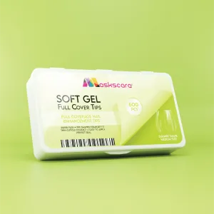 Soft Gel Tips - Full Cover (Square Medium)