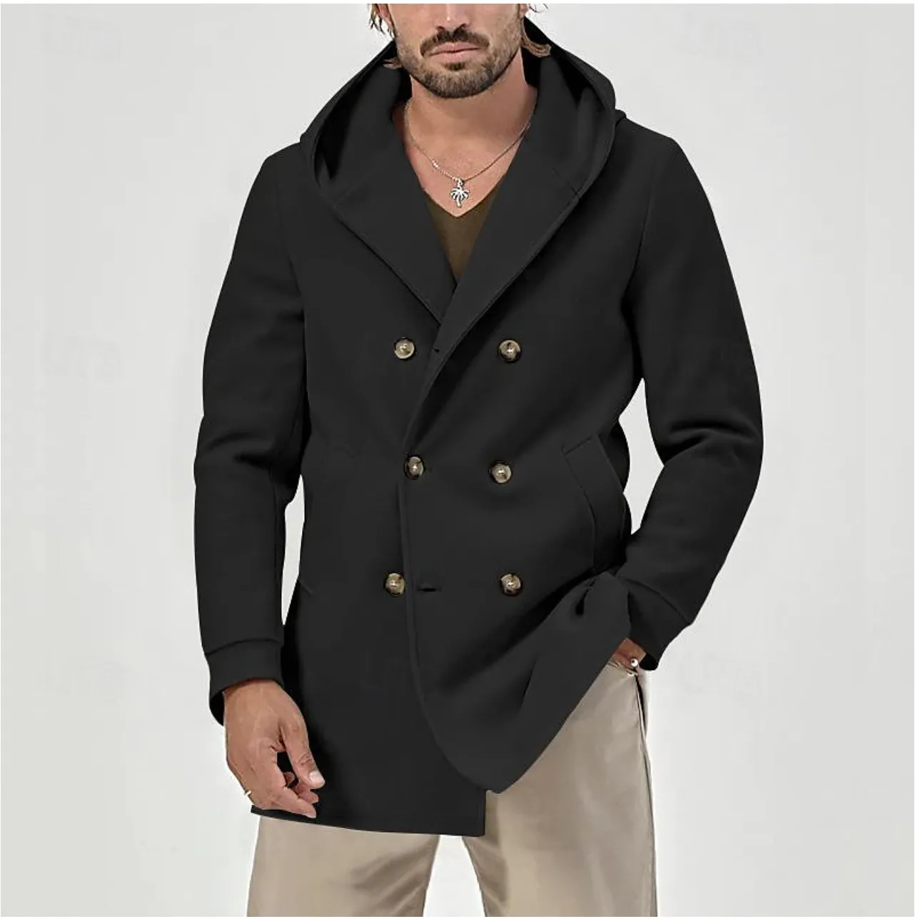 Soft Men's Trench Coat - Perfect for Fall & Winter