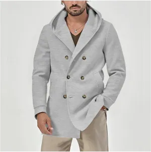 Soft Men's Trench Coat - Perfect for Fall & Winter