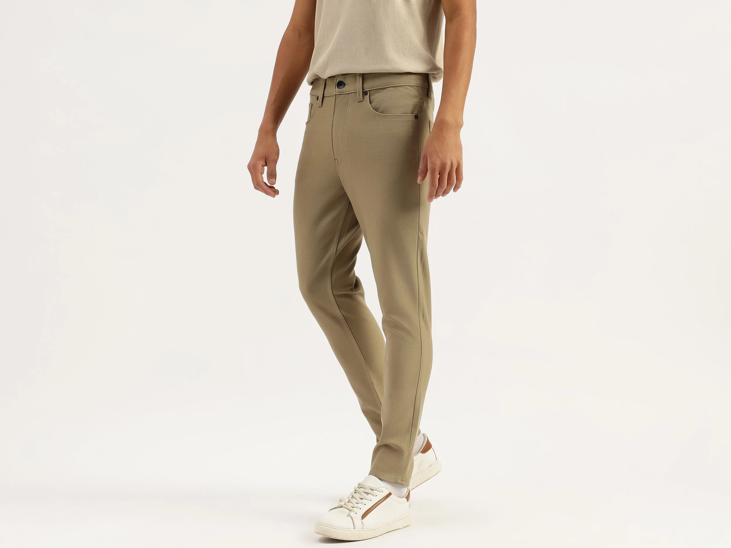 Solid Low Crotch Fit Jeans