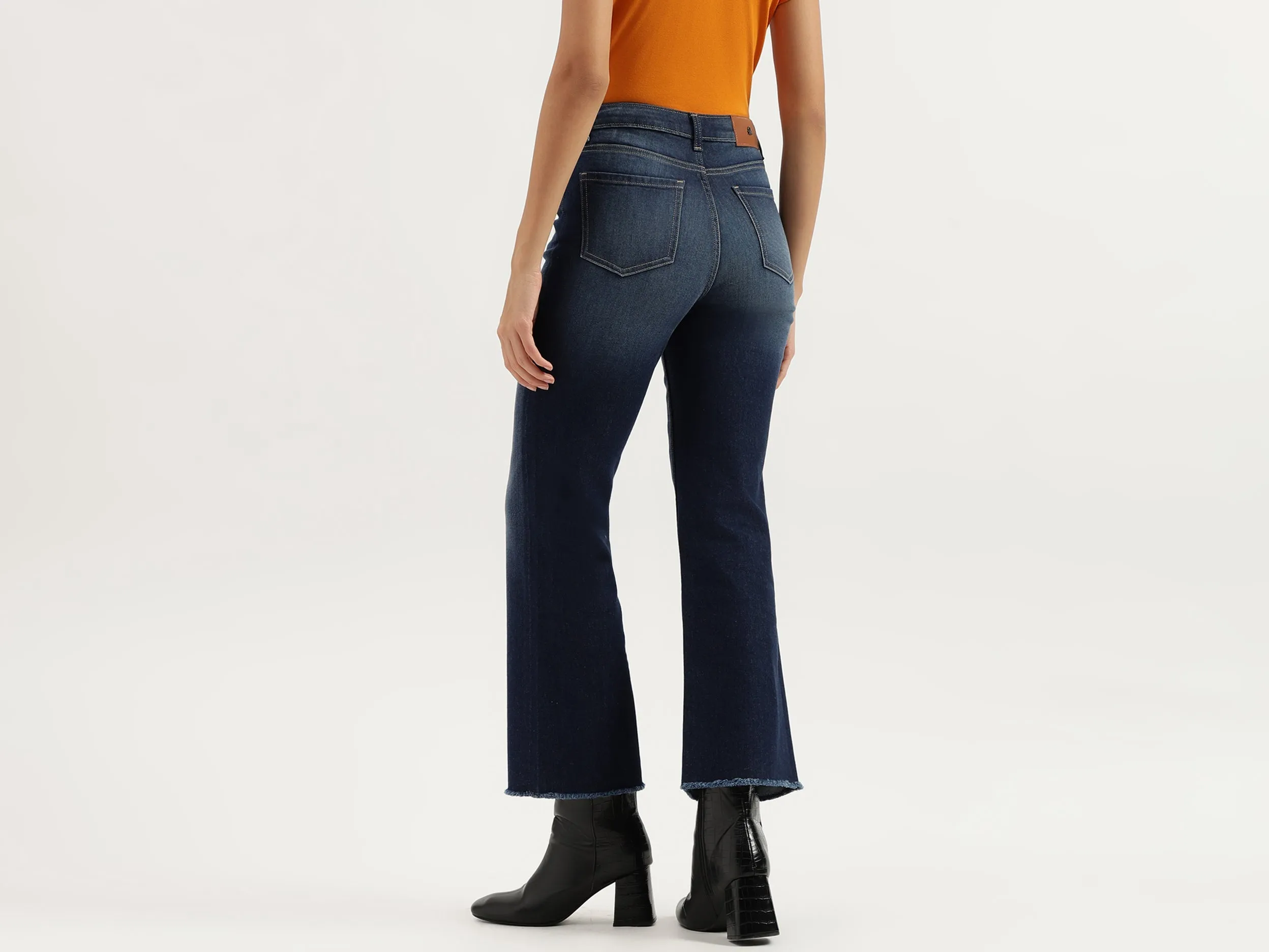 Solid Straight Fit Jeans