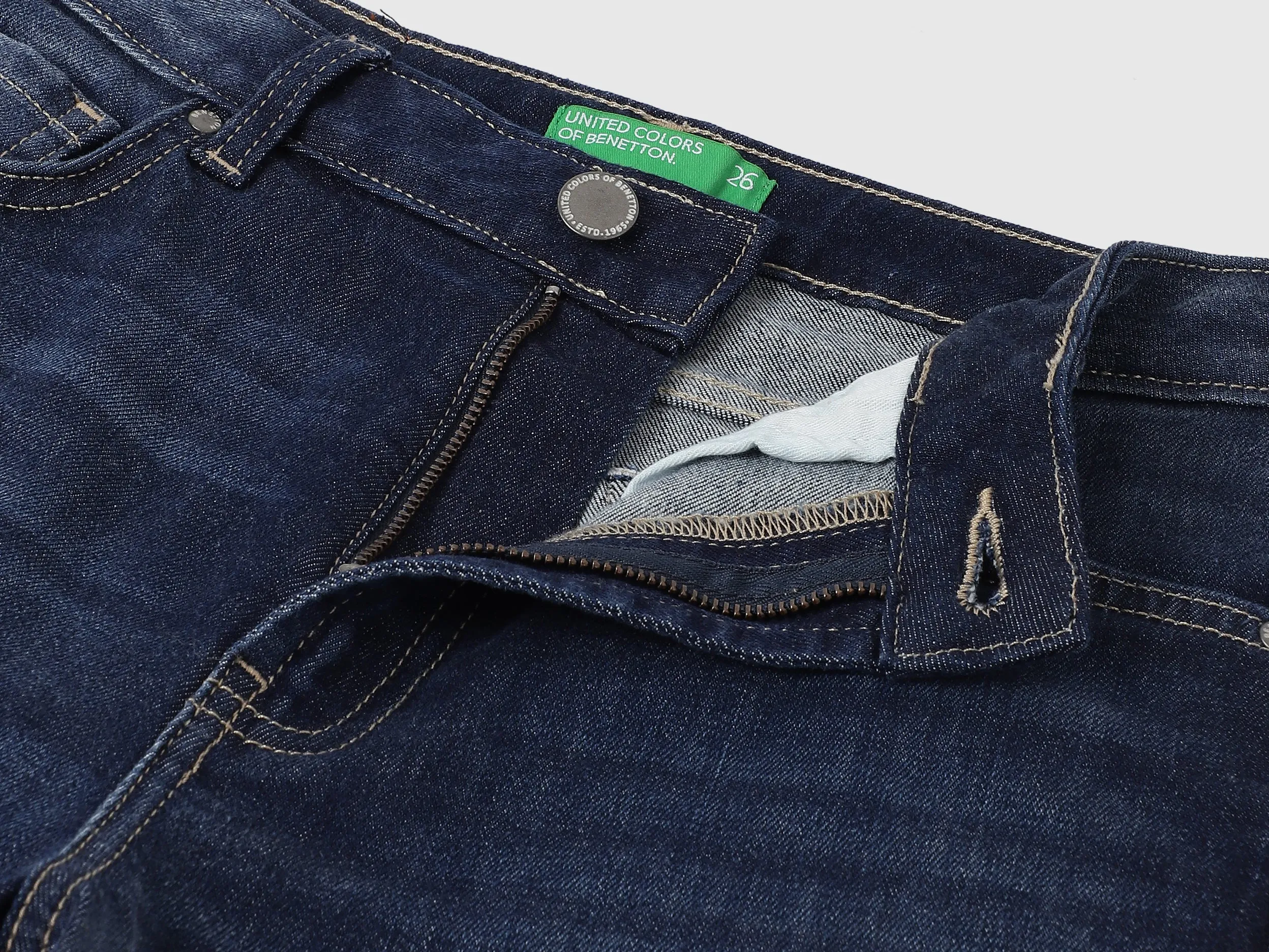 Solid Straight Fit Jeans