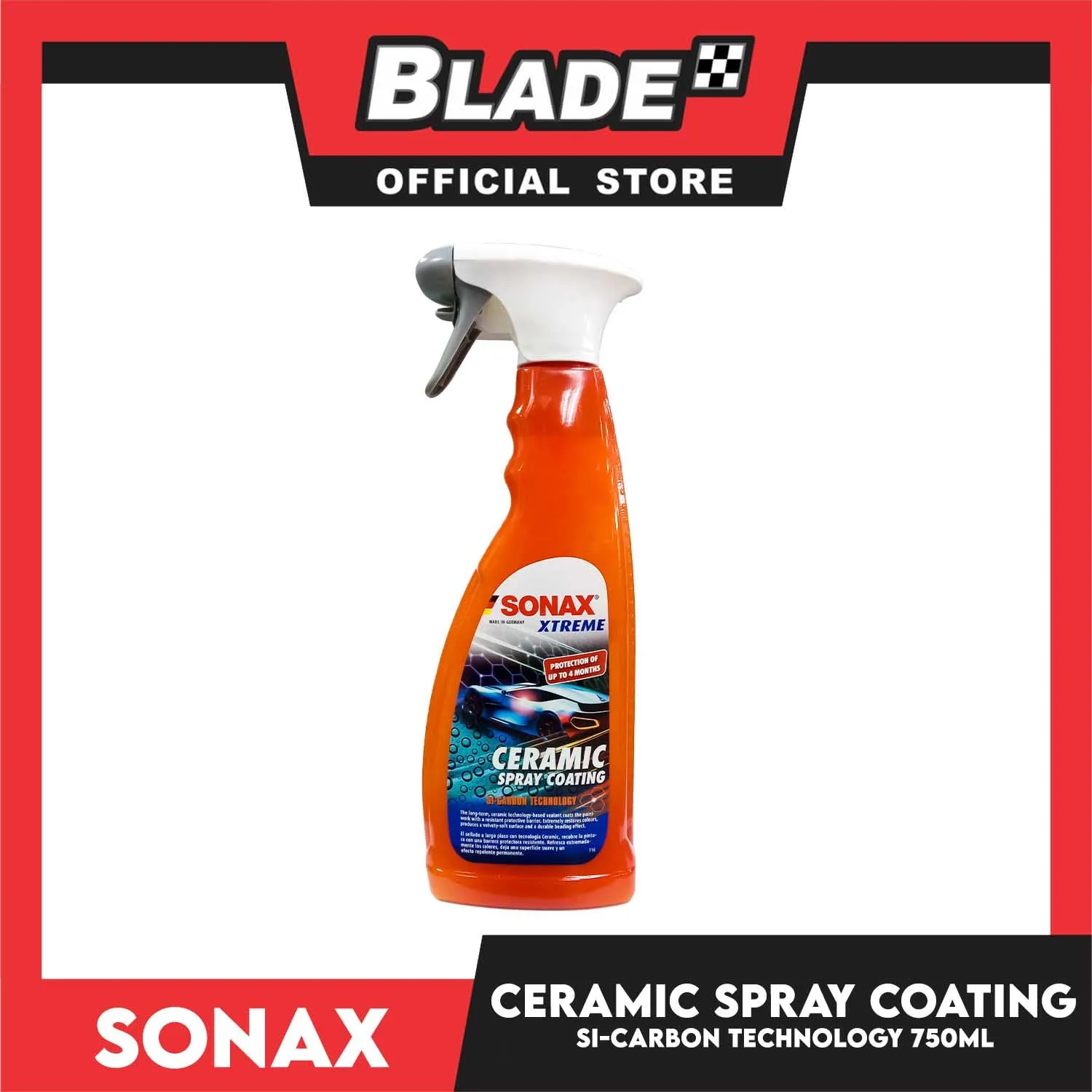 Sonax Xtreme Ceramic Spray Coating Si-Carbon Technology 750ml