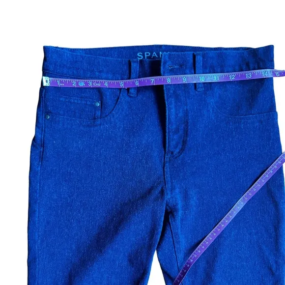 Spanx The Slim-X Super skinny Jeans Jegging High Waisted Blue Denim Dark Wash 29