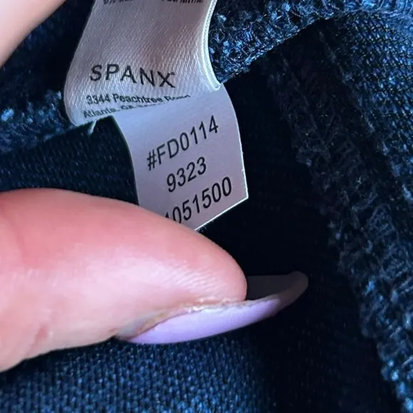 Spanx The Slim-X Super skinny Jeans Jegging High Waisted Blue Denim Dark Wash 29