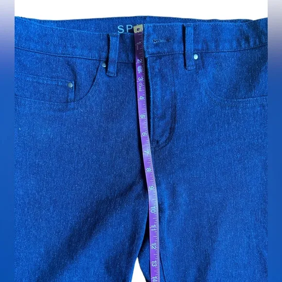 Spanx The Slim-X Super skinny Jeans Jegging High Waisted Blue Denim Dark Wash 29