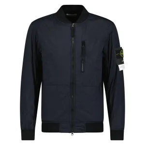 STONE ISLAND SKIN TOUCH NYLON TC JACKET NAVY