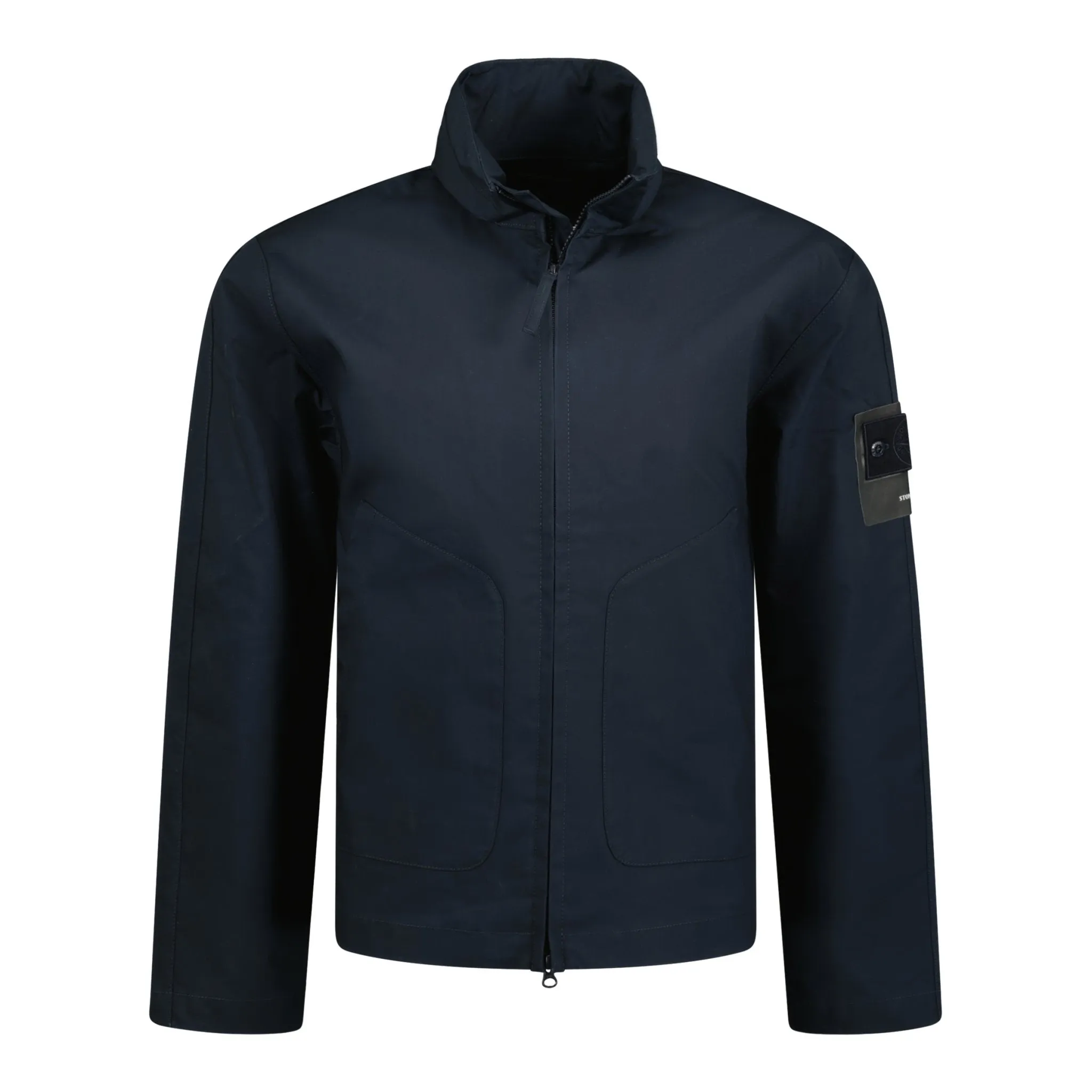 STONE ISLAND'MAC Supima' Ghost Badge Jacket Navy