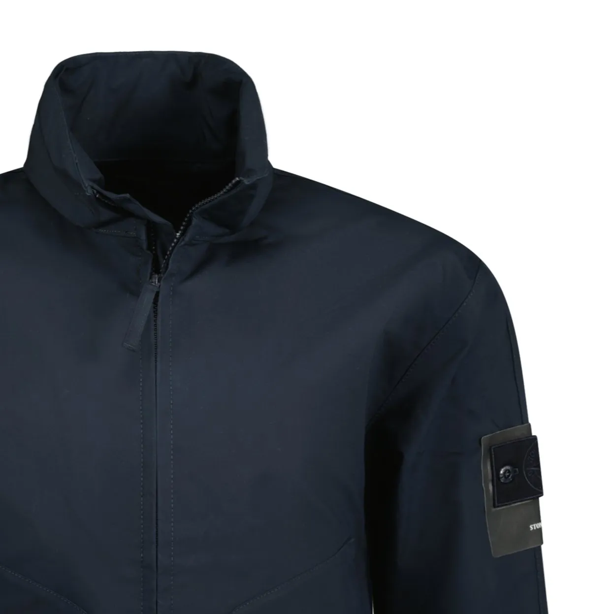 STONE ISLAND'MAC Supima' Ghost Badge Jacket Navy