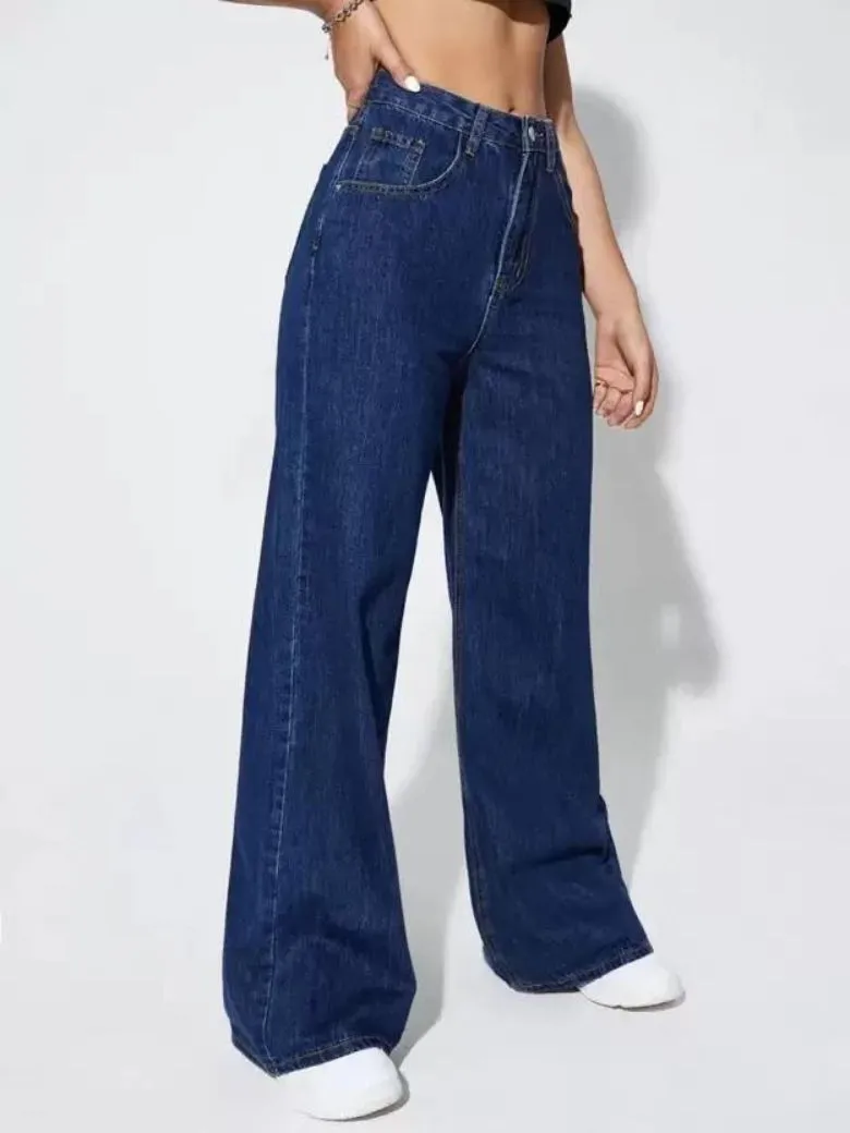 Stonewash Supreme Straight Leg Denim