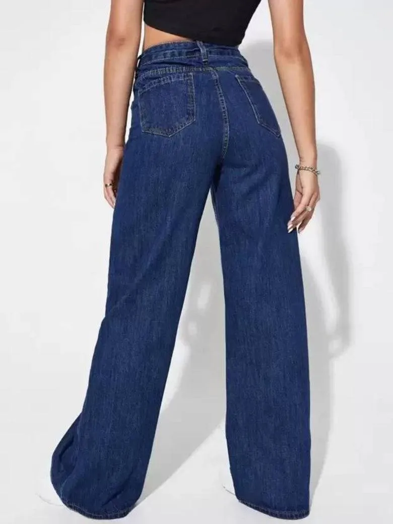Stonewash Supreme Straight Leg Denim